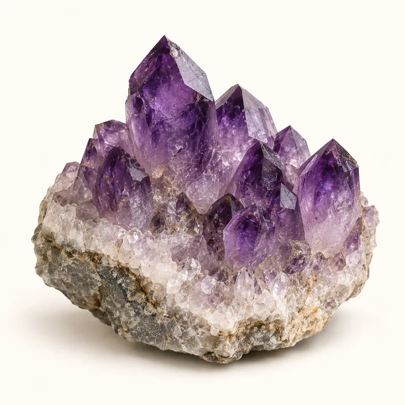 AI-generated depiction of Amethyst