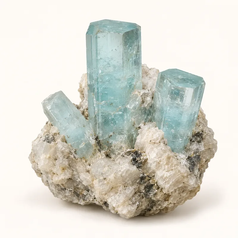 AI-generated depiction of Aquamarine