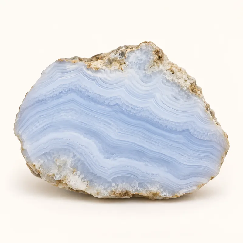 AI-generated depiction of Blue lace agate