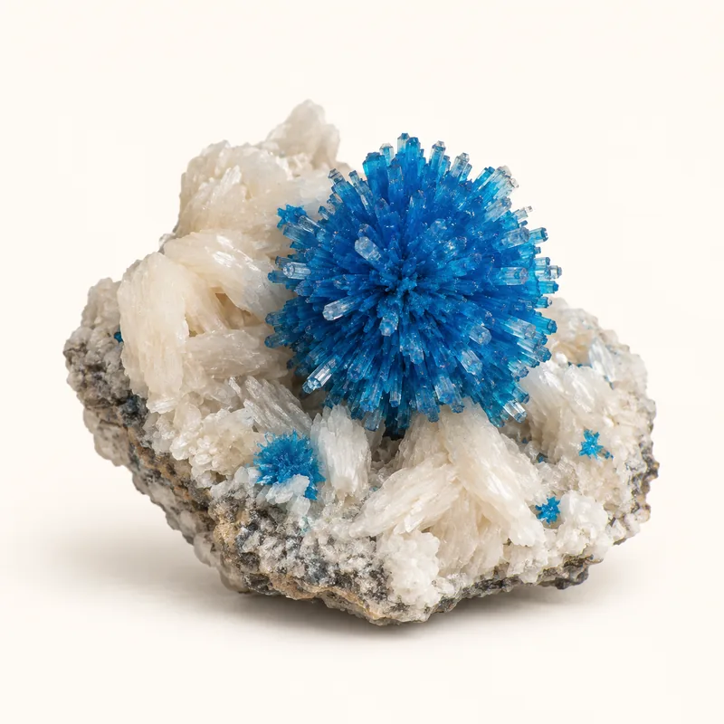 AI-generated depiction of Cavansite