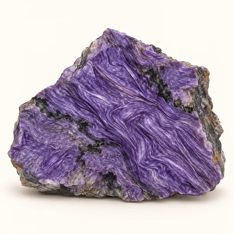 AI-generated depiction of Charoite