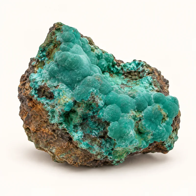 AI-generated depiction of Chrysocolla