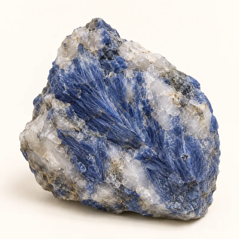AI-generated depiction of Dumortierite