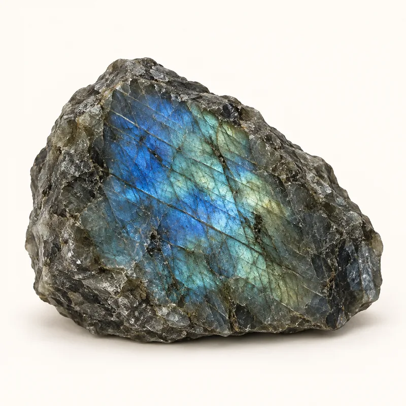 AI-generated depiction of Labradorite