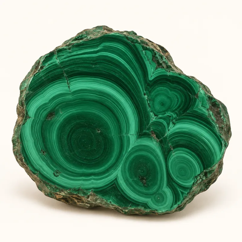 AI-generated depiction of Malachite