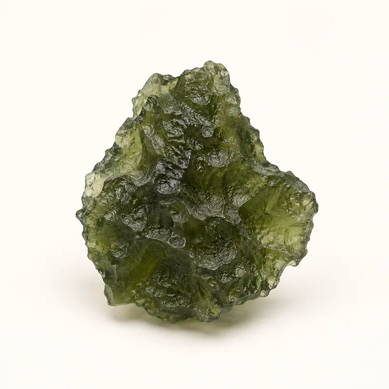 AI-generated depiction of Moldavite