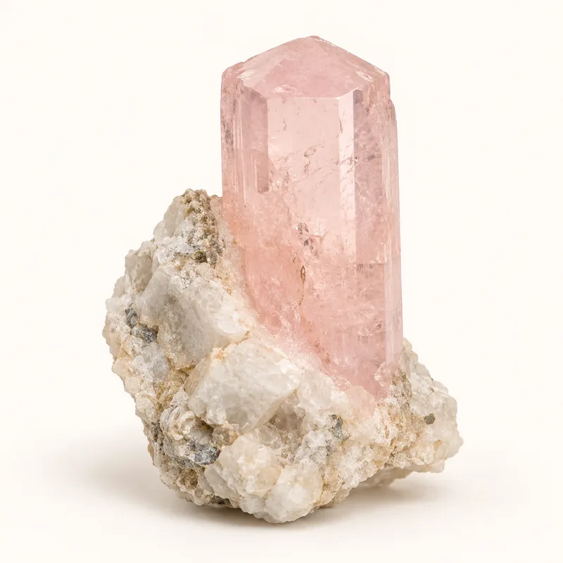 AI-generated depiction of Morganite