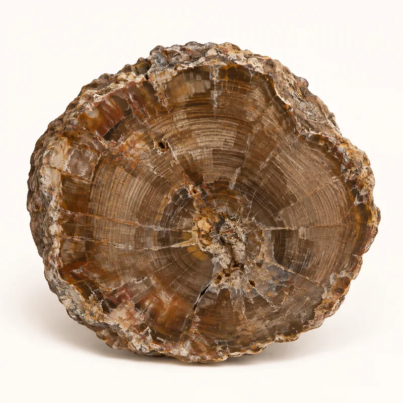 AI-generated depiction of Petrified wood