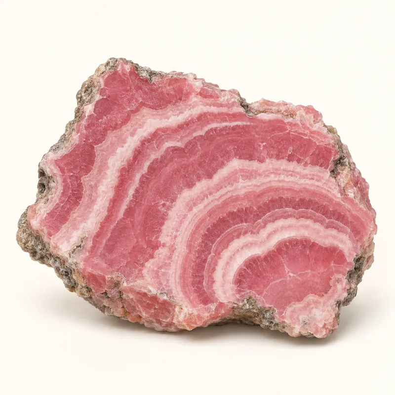 AI-generated depiction of Rhodochrosite