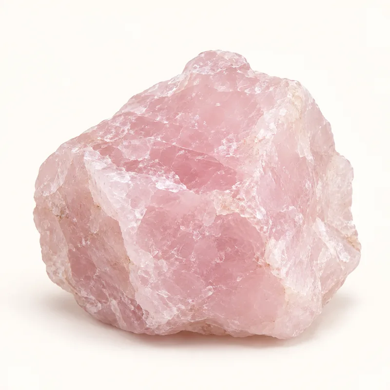 AI-generated depiction of Rose quartz