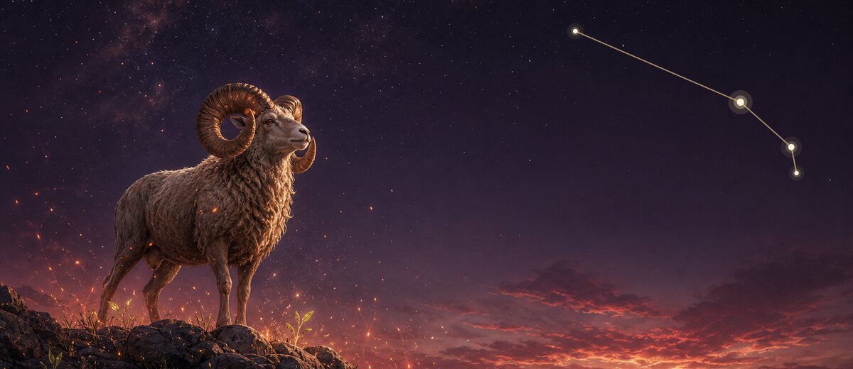 Aries, illustrated