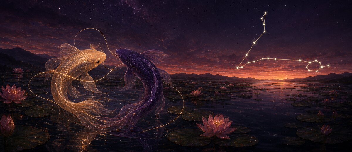 Pisces, illustrated
